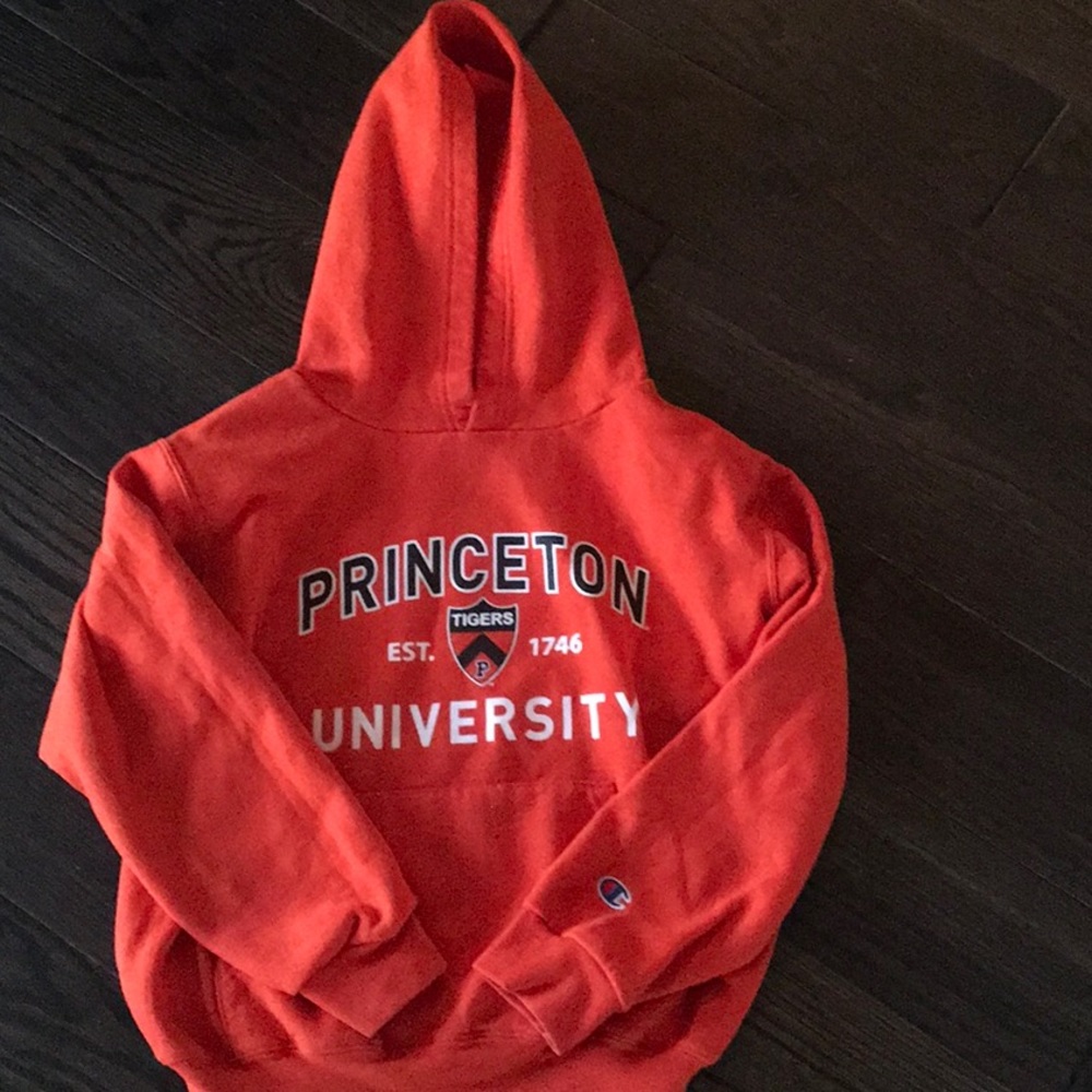Kids Champion Princeton University Hoodie Size YM 7-8